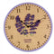 Outside In Designs Lavender Wall Clock 12"