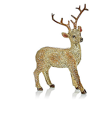 Accents Deer Glitter Ornament