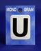 28mm Monogram Letter U Black Self Adhesive Vinyl