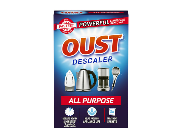 Oust Powerful All Purpose Limescaler Remover Descaler 3 Sachet