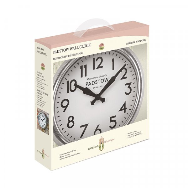 Outside In Padstow Wall Clock 5160090