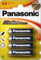 Panasonic Alkaline Power AA Battery Pack of 4