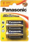 Panasonic Alkaline Power C Battery Pack of 2