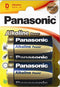 Panasonic Alkaline Power D Battery Pack of 2