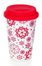 Premier Decorations Red Snowflake Travel Mug 