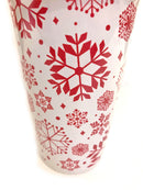 Premier Decorations Red Snowflake Travel Mug