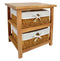Premier Housewares Honey Wooden Storage Unit 2402193