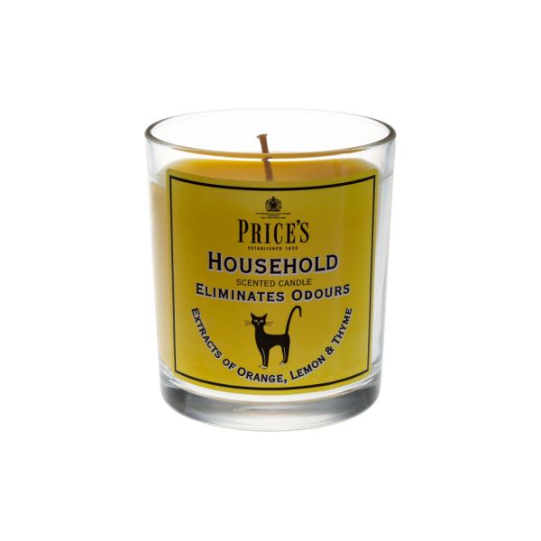 Prices Household Yellow Scented Candle Jar FR200616