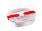 Pyrex Cook & Heat 0.35 Litre Square Dish With Lid 210PH00/7146