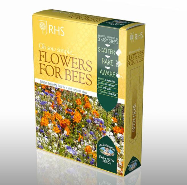 Mr Fothergills RHS Shake and sow Flowers for Bees 33579