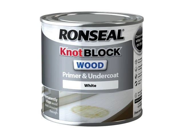 Ronseal Knot Block Primer & Undercoat White 250ml 37035