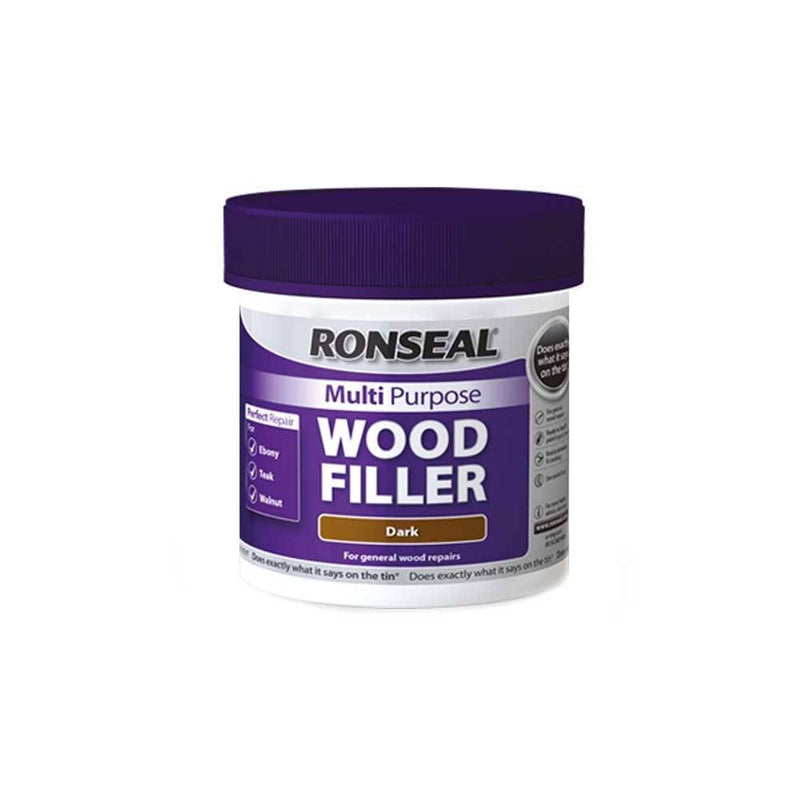Ronseal Multi Purpose Wood Filler Tub Dark 250g