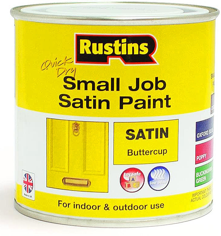 Rustins Quick Dry Small Job Satin Buttercup 250ml