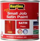 Rustins Quick Dry Small Job Satin Poppy 250ml