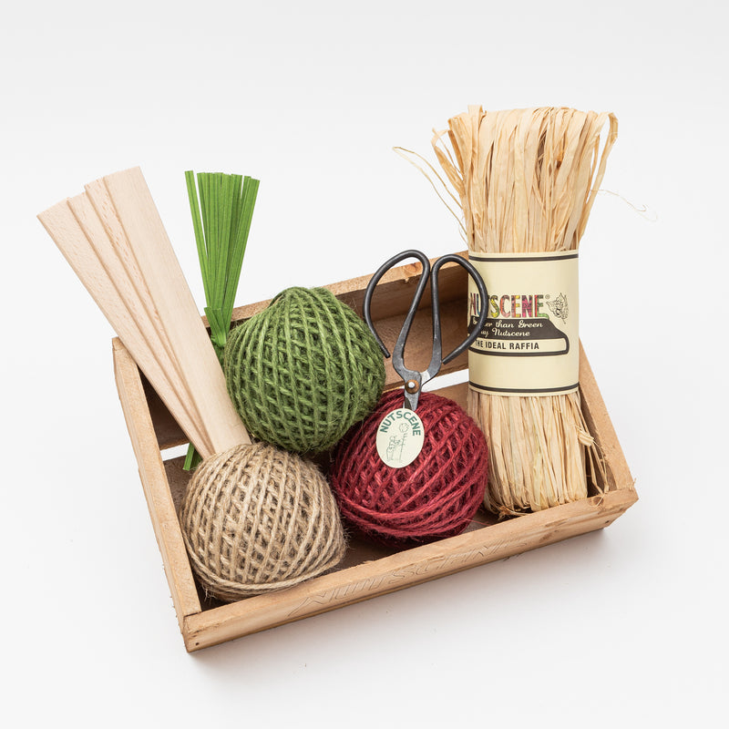 Nutscene Wooden Seed Tray Practical Gift Set Traditional Colours
