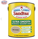 Sandtex Ultra Smooth Mid Stone Masonry Paint 5 Litres