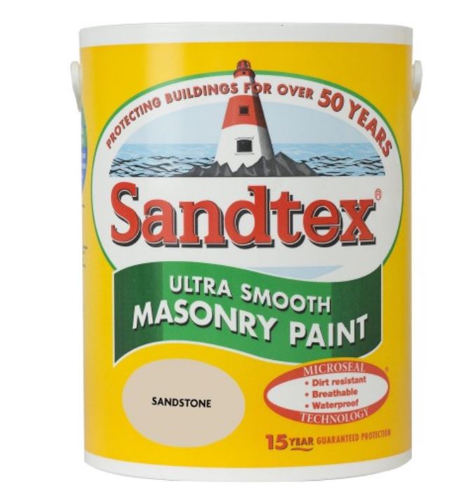 Sandtex Ultra Smooth Sandstone Masonry Paint 5 Litres
