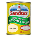 Sandtex Ultra Smooth Ivory Stone Masonry Paint 150ml Tester