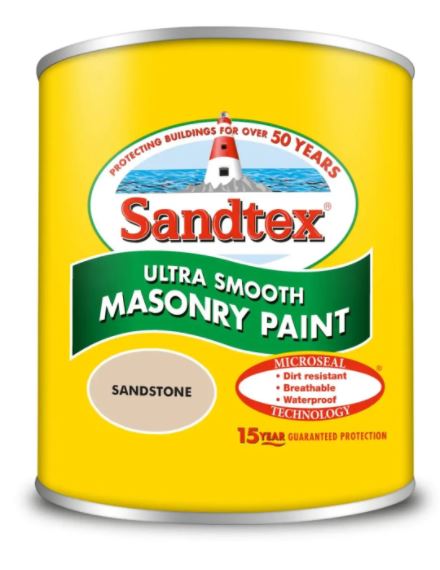Sandtex Ultra Smooth Masonry Paint Sandstone 150ml
