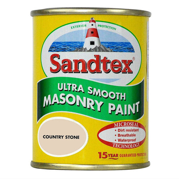 Sandtex Ultra Smooth Country Stone Masonry Paint 150ml Tester