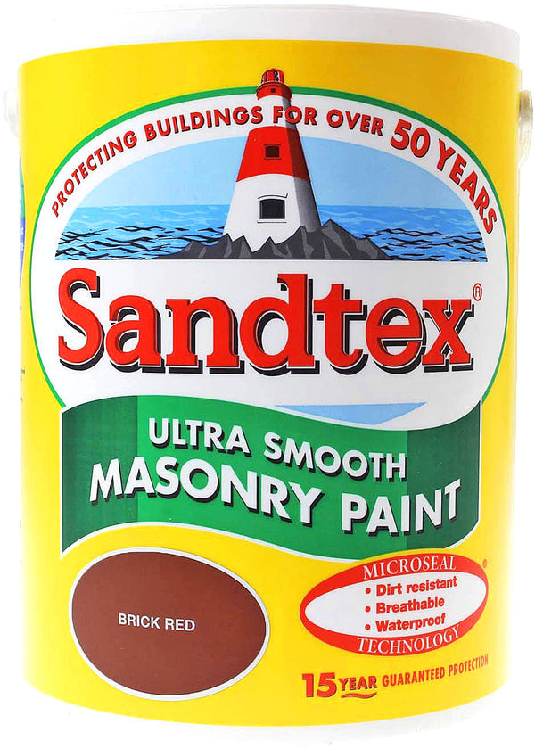 Sandtex Ultra Smooth Masonry Brick Red 5L