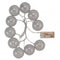 Smart Garden Glo-Globes Silver Set of 12 Battery Operated String Lights