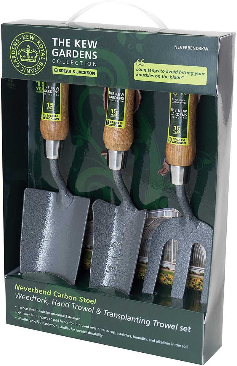 Spear and Jackson Kew Gardens Collection Neverbend Carbon Steel Gift Set NEVERBEND3KW