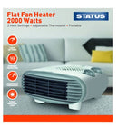 Status Flat Fan Heater 2000 Watts ST118
