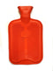 Life Hot Water Bottle Double Rib Red