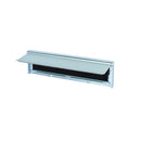 Warmseal Silver Finish Aluminium Letterbox Draught Excluder