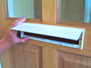 Warmseal White Finish Aluminium Letterbox Draught Excluder