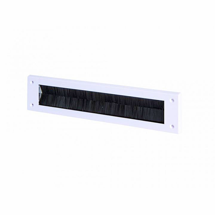 Warmseal G60201 White Letterbox Draught Excluder 43mm x 275mm opening