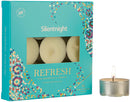 Wax Lyrical Silentnight Refresh Pink Grapefruit & Verbena 9 Fragranced Tealights SN1204