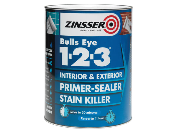 Zinsser 123 Bulls Eye Primer & Sealer Paint 500ml