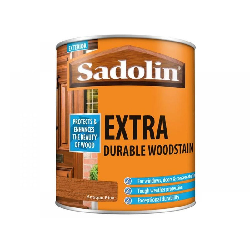 Sadolin Extra Durable Wood Stain Antique Pine 1 Litre