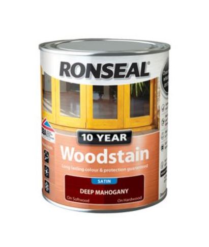 Ronseal 10 Year Woodstain Deep Mahogany 250ml