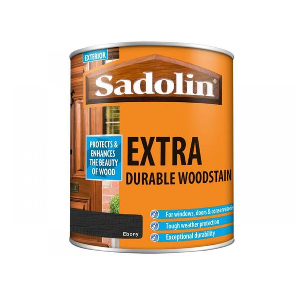 Sadolin Extra Durable Wood Stain Ebony 1 Litre