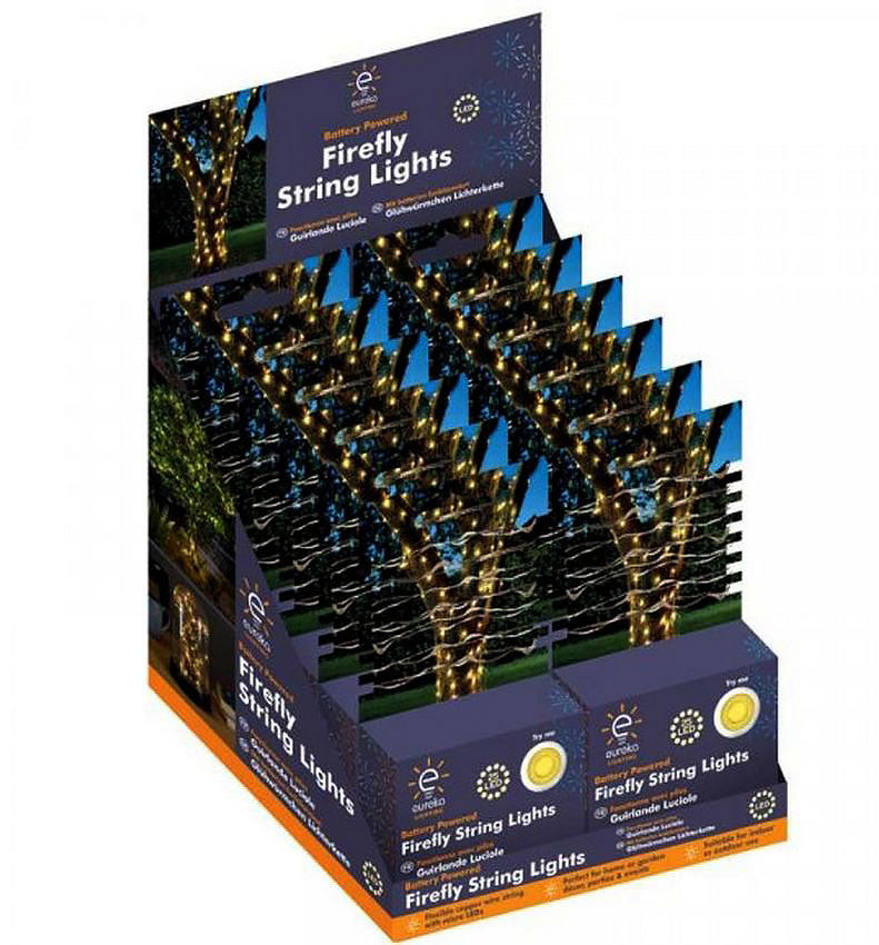 Smart Garden Products Eureka Lighting Firefly String Lights 100 LED