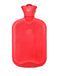 Life Hot Water Bottle Single Rib Red