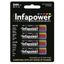 Infapower AA 2500mAh Battery Pack of 4