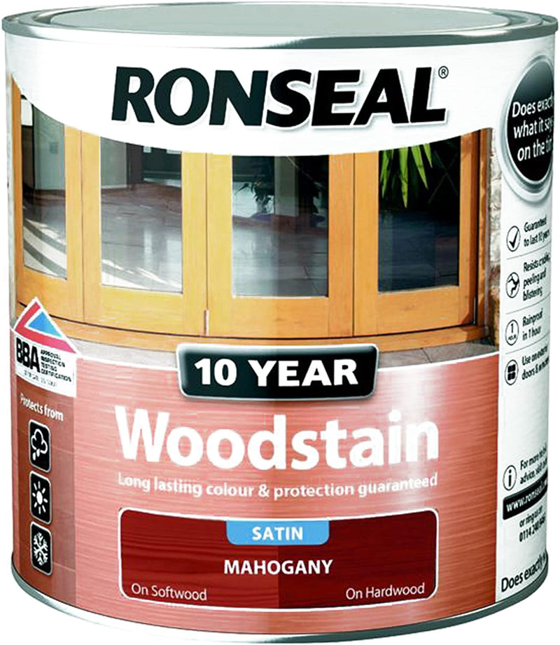 Ronseal 10 Year Woodstain Mahogany 250ml