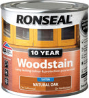 Ronseal 10 Year Woodstain Natural Oak 250ml