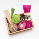 Nutscene Wooden Seed Tray Gift Set Modern Colours