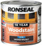 Ronseal 10 Year Woodstain Smoked Walnut 750ml
